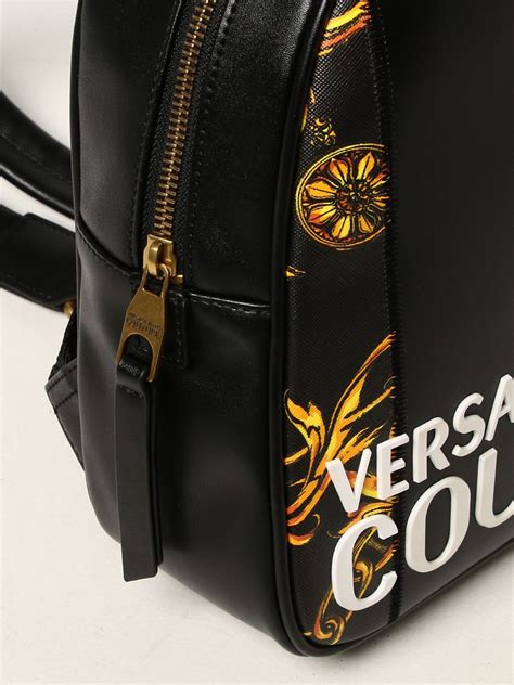 zaino versace jeans nero|Versace Jeans Couture Zaino pelle sintetica nero .